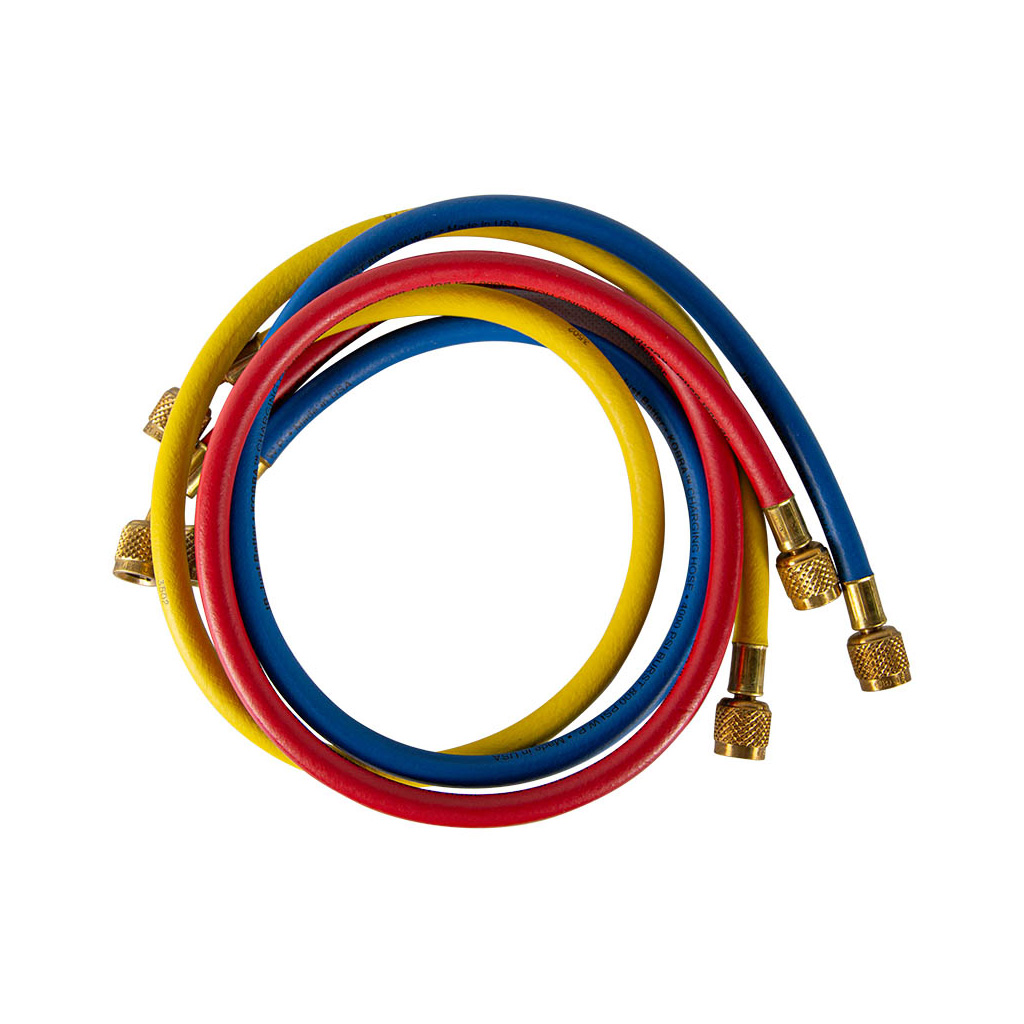 Jogo de Mangueiras para Manifold 1/4" SAE - 150 cm (3000 PSI) (Friven)